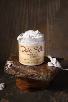 Dixie Belle Mud chit reparatii alb textura mobila