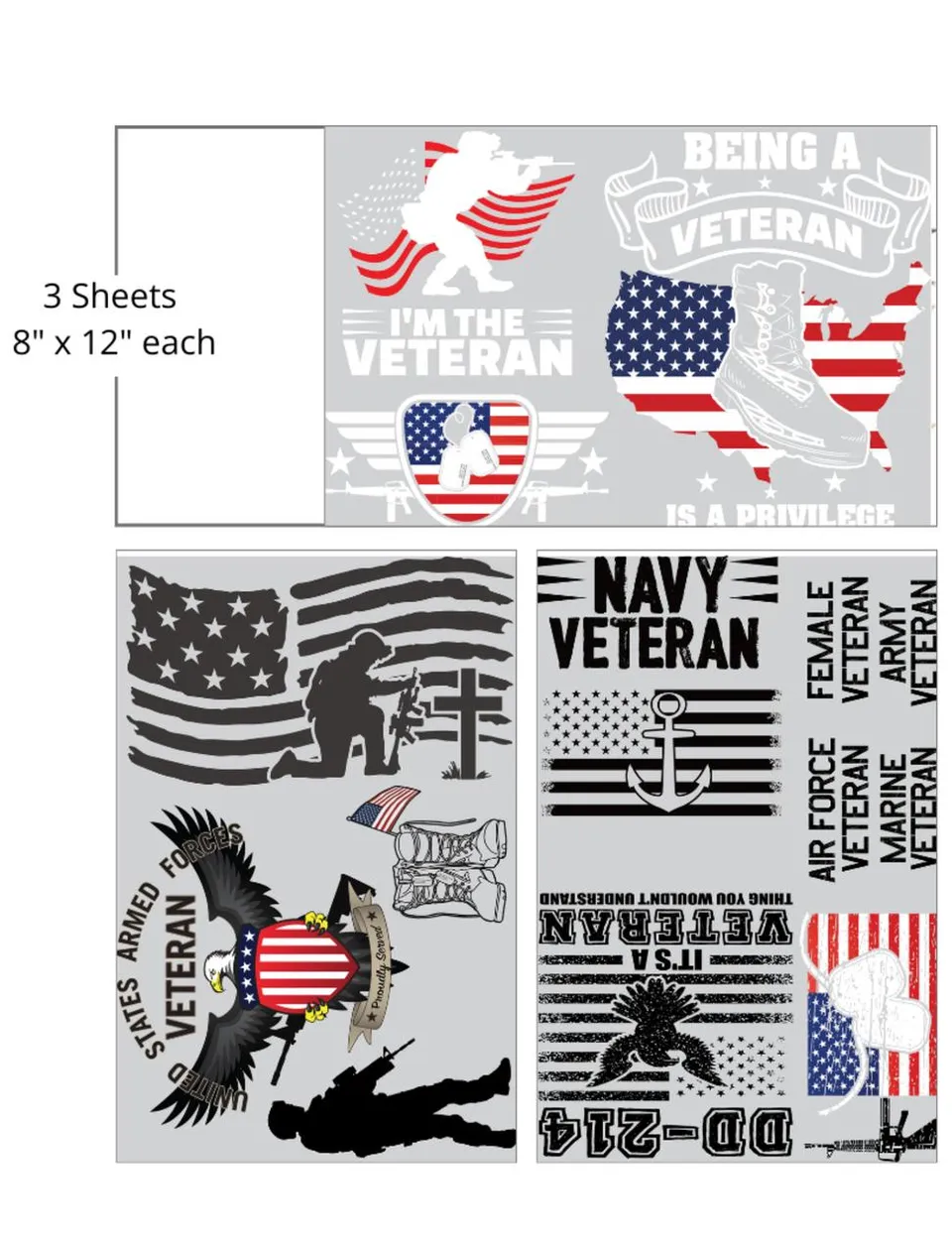 Dixie Belle Thank You for Your Service transfer decorativ 20x30 cm