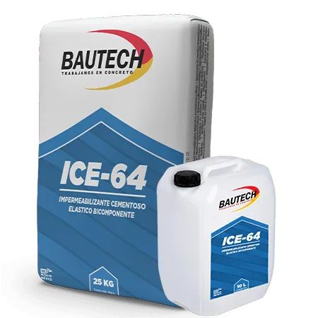 BAUTECH ICE 64 hidroizolație elastică bicomponentă gri