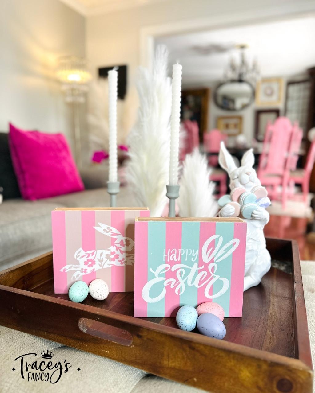 Dixie Belle Happy Easter sablon decor 2 buc Paste