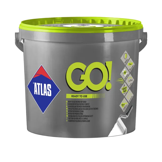 Atlas Go glet finisare gata preparat interior cu rola