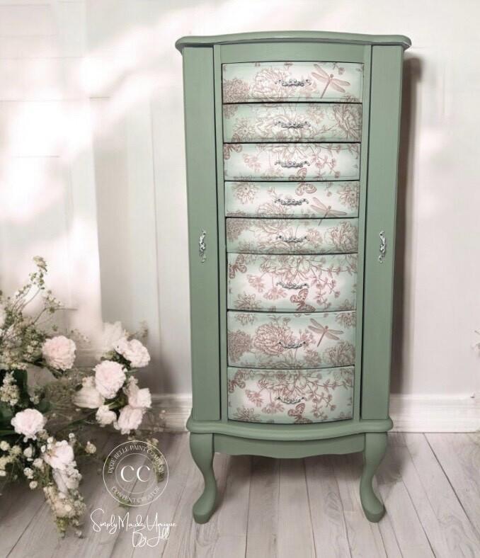 Dixie Belle Dragonfly Blooms transfer decorativ 4 coli floral