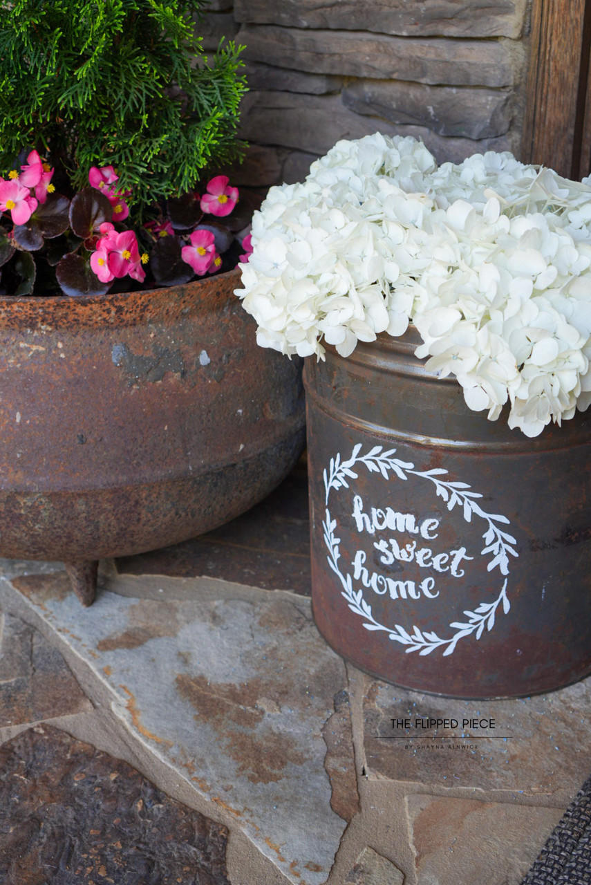 Dixie Belle Home Sweet Home șablon decorativ 20cm