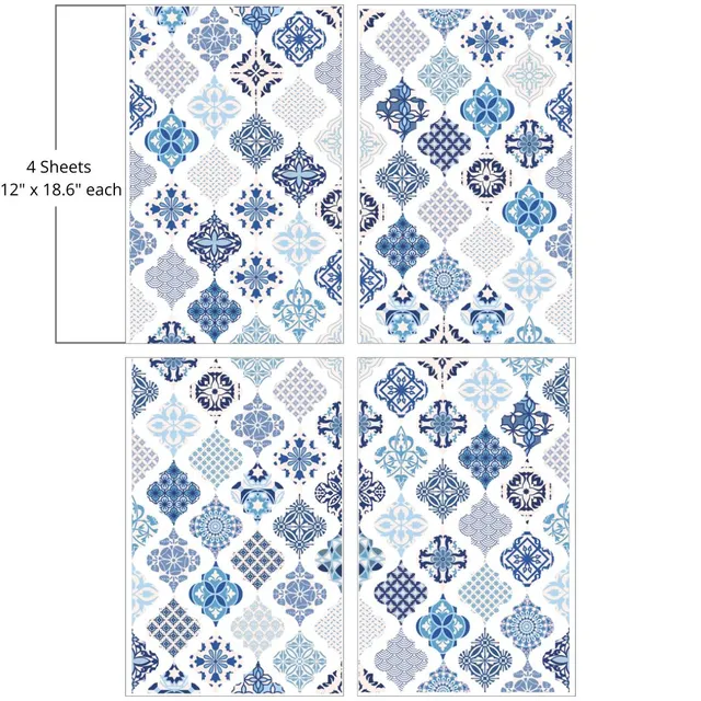 Dixie Belle Belles and Whistles Sapphire Sonata transfer decorativ 4 coli