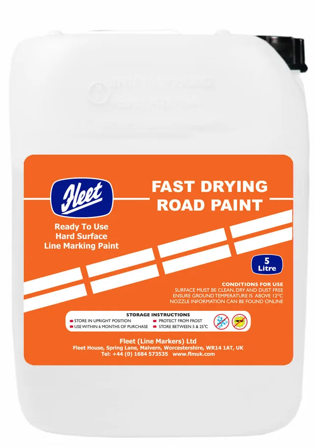 Fleet Line Marker vopsea rutiera alba 5L uscare rapida