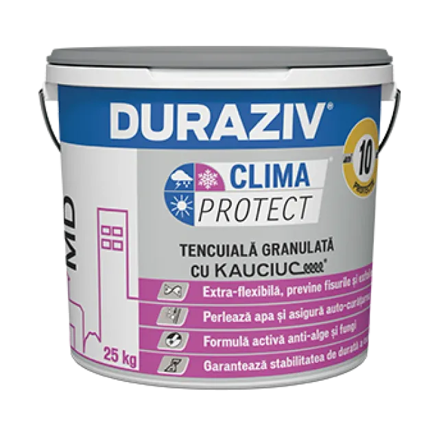 DURAZIV Clima Protect MD tencuiala decorativa bob orez anti-alge