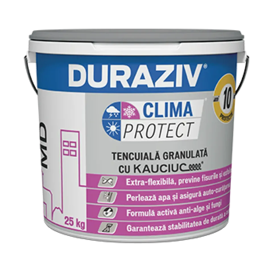 DURAZIV Clima Protect MD tencuiala decorativa bob orez anti-alge