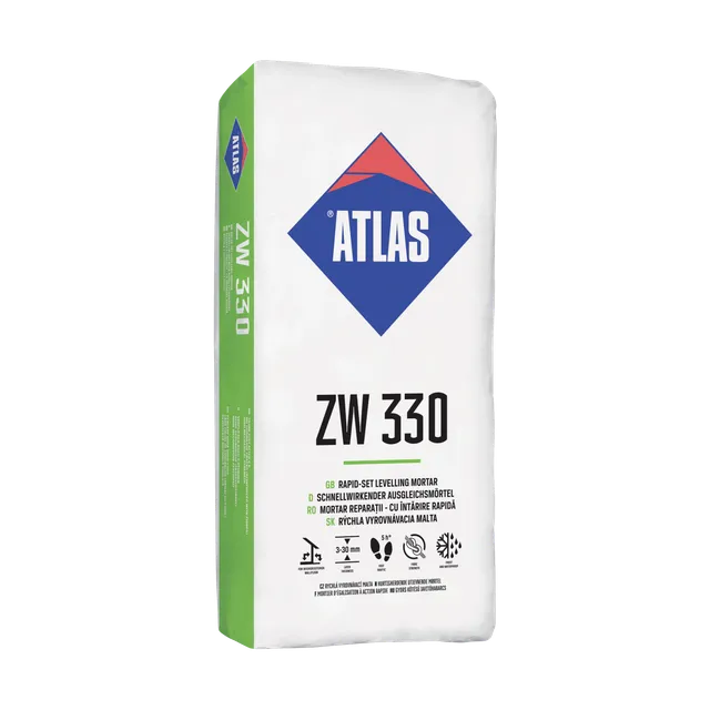 Atlas ZW 330 mortar reparații beton priză rapidă 25 kg