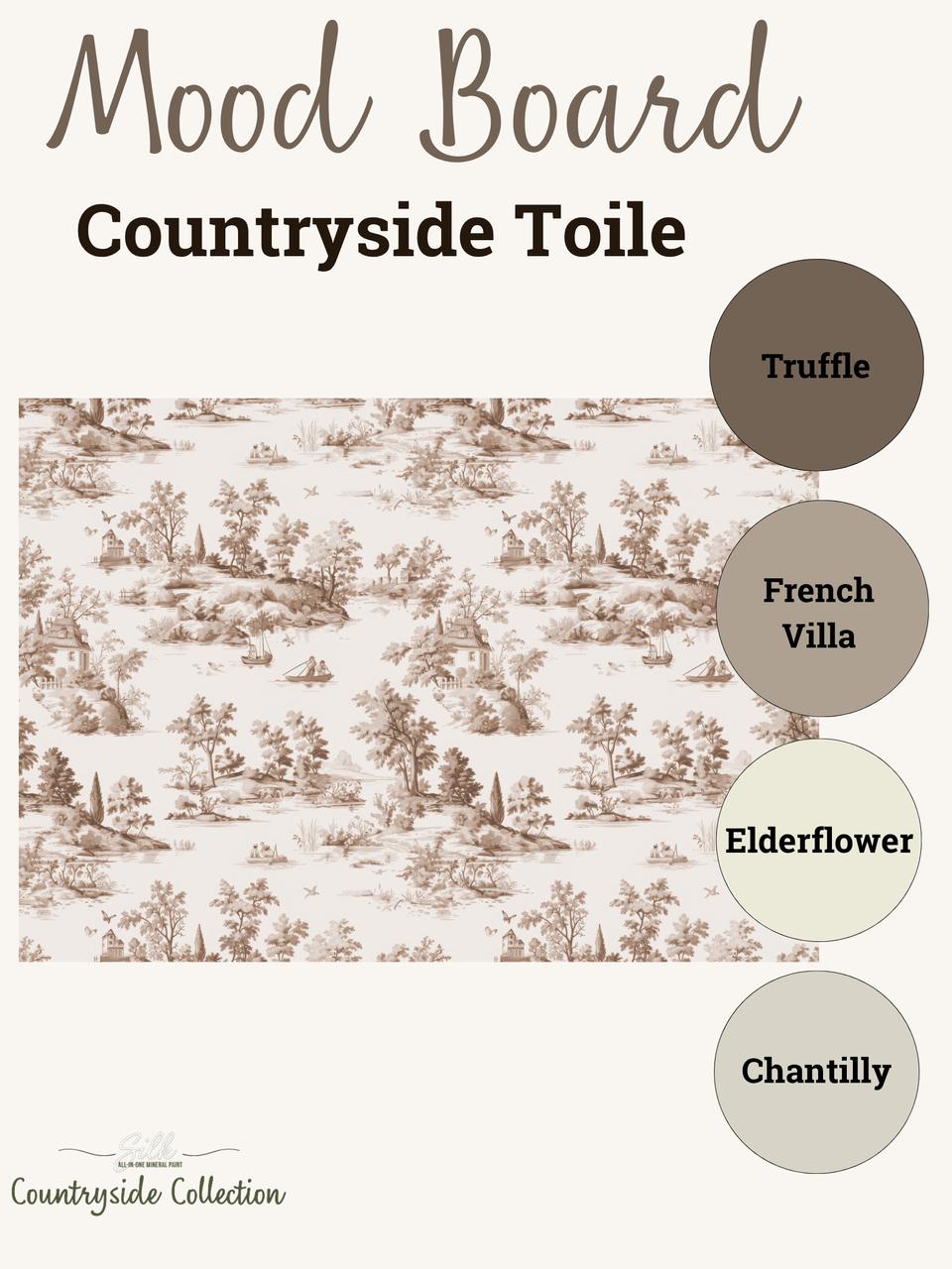 Dixie Belle Countryside Toile hartie orez decoupage A1 pastoral