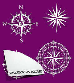 Dixie Belle Belles and Whistles Nautical stencil matase 3 buc