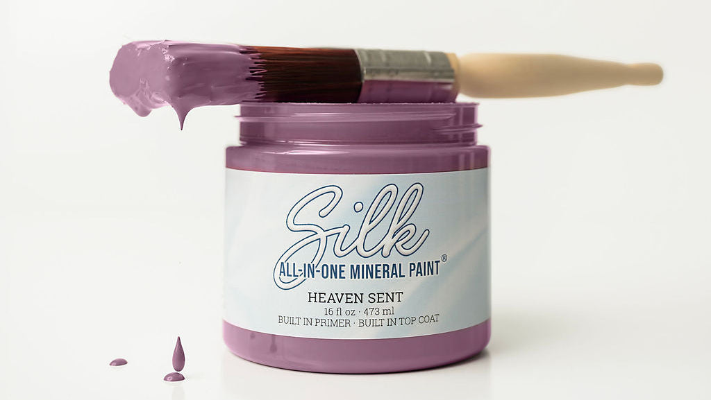 Dixie Belle Heaven Sent Silk vopsea mobila mov pruna