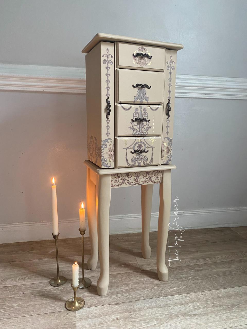 Dixie Belle Belles and Whistles Gilded Damask transfer decorativ