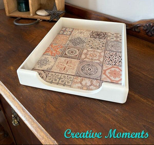 Dixie Belle Belles and Whistles Moorish Tiles A3 hârtie decoupage