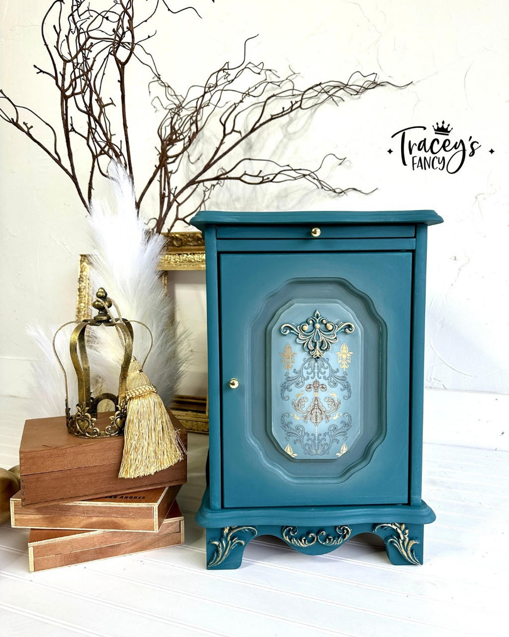 Dixie Belle Belles and Whistles Gilded Damask transfer decorativ