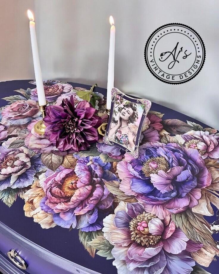 Dixie Belle My Favorite Bouquet transfer decorativ mare