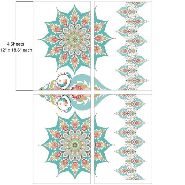 Dixie Belle Kaleidoscope transfer decorativ 61x94 cm multicolor