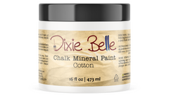Dixie Belle Chalk Mineral Cotton vopsea cretă alb pur mat