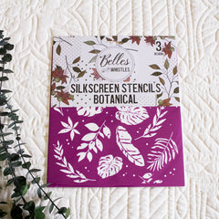 Dixie Belle Botanical sablon serigrafie 20x23 cm set 3 bucati