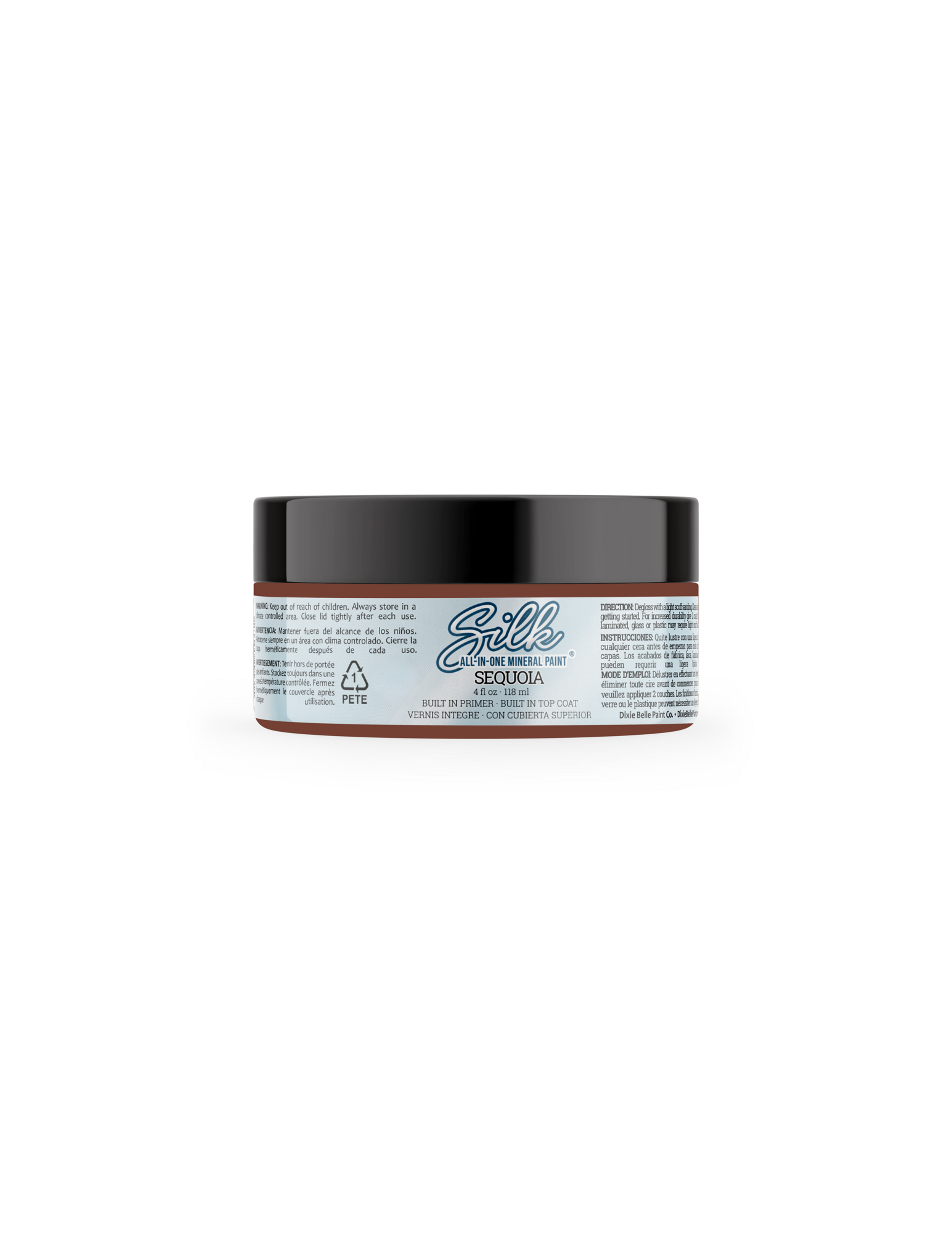 Dixie Belle Sequoia Silk vopsea minerala 473 ml rosu