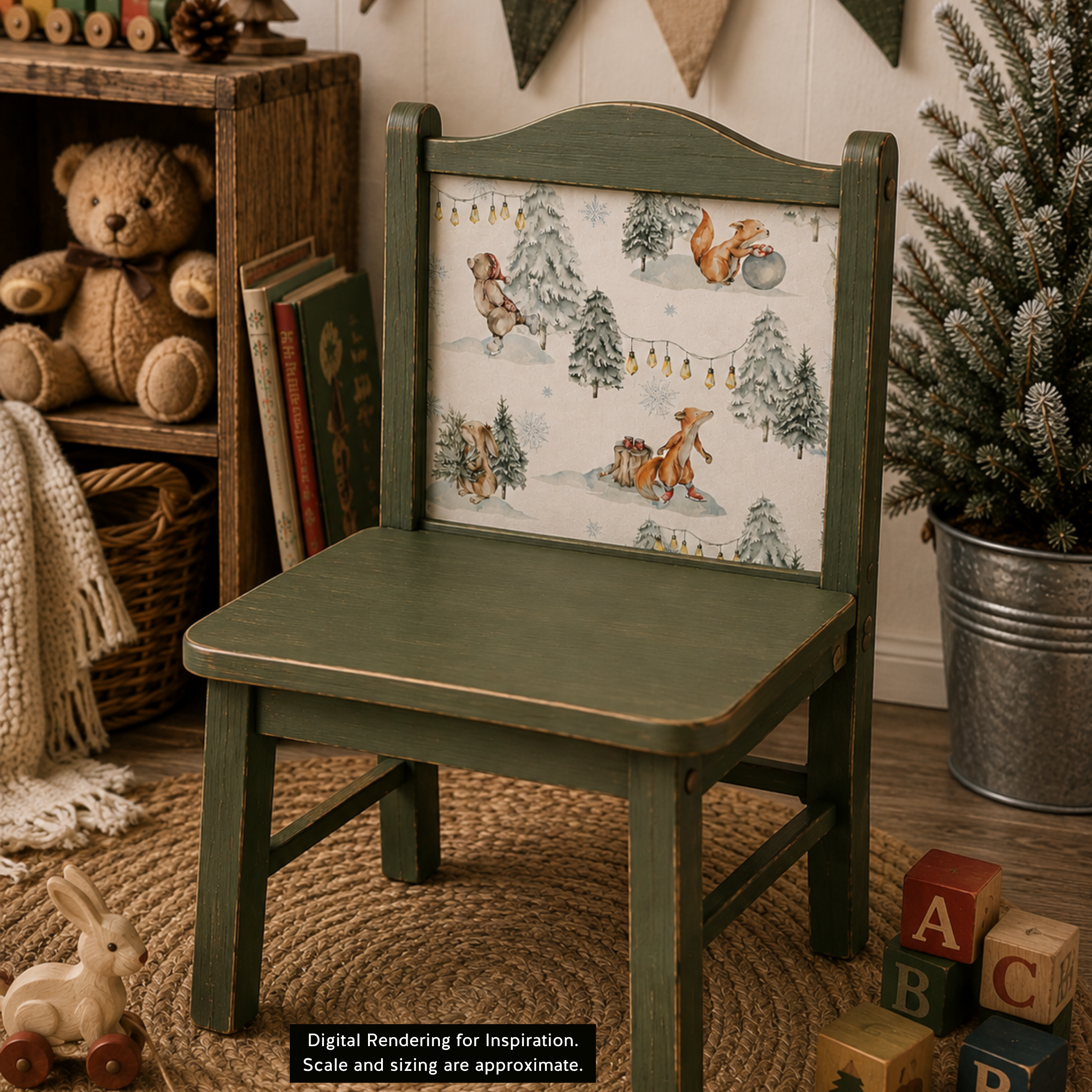 Dixie Belle Winter Woodland Friends hartie orez A3