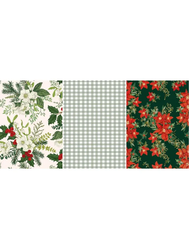 Dixie Belle Holiday Holly hartie orez decoupage A3 3 coli
