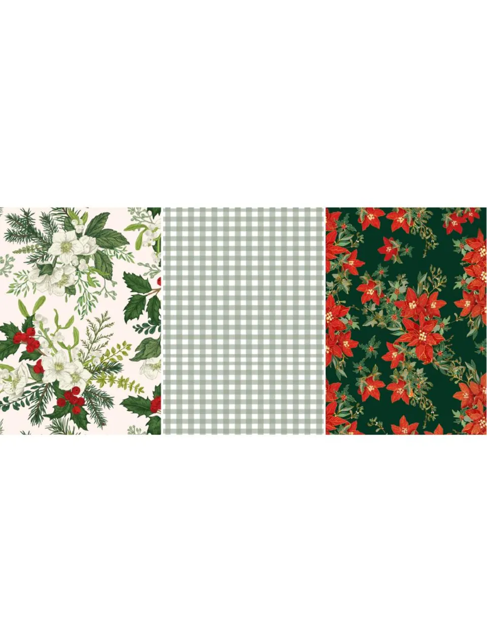 Dixie Belle Holiday Holly hartie orez decoupage A3 3 coli