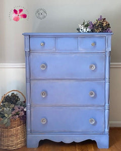 Dixie Belle Chalk Mineral Paint Blueberry vopsea cretă 473 ml gri-albastră