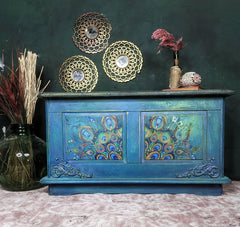 Dixie Belle Peacock vopsea creta teal intens 473 ml mat
