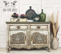 Dixie Belle Silk Hampton Olive vopsea mobilă 473 ml verde mat