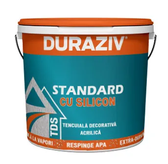 Duraziv Standard cu Silicon TDS tencuiala decorativa alba scoarta