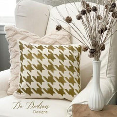 Dixie Belle Houndstooth sablon decorativ 35x45 cm reutilizabil