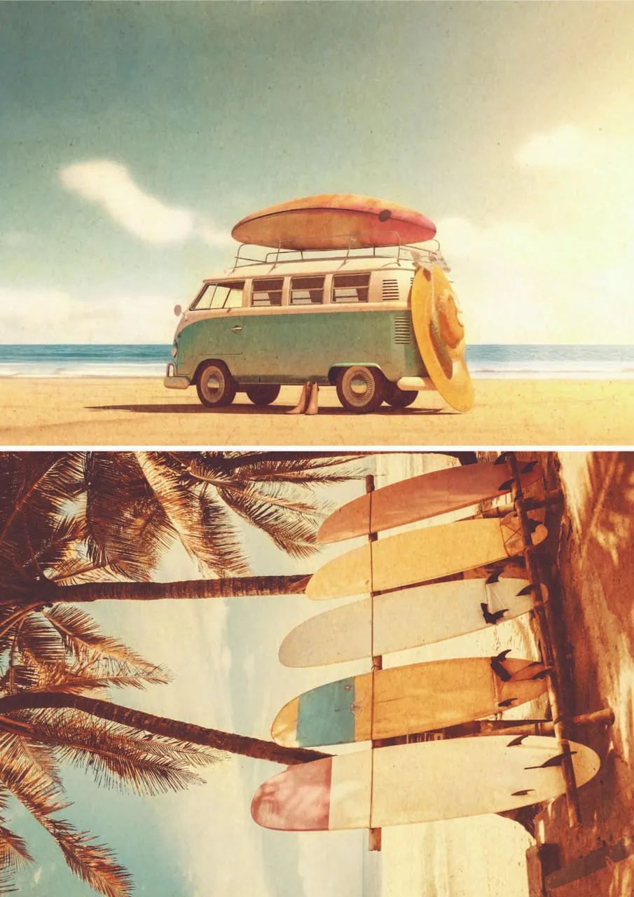 Dixie Belle Surfs Up hartie decoupage A1 coala mare