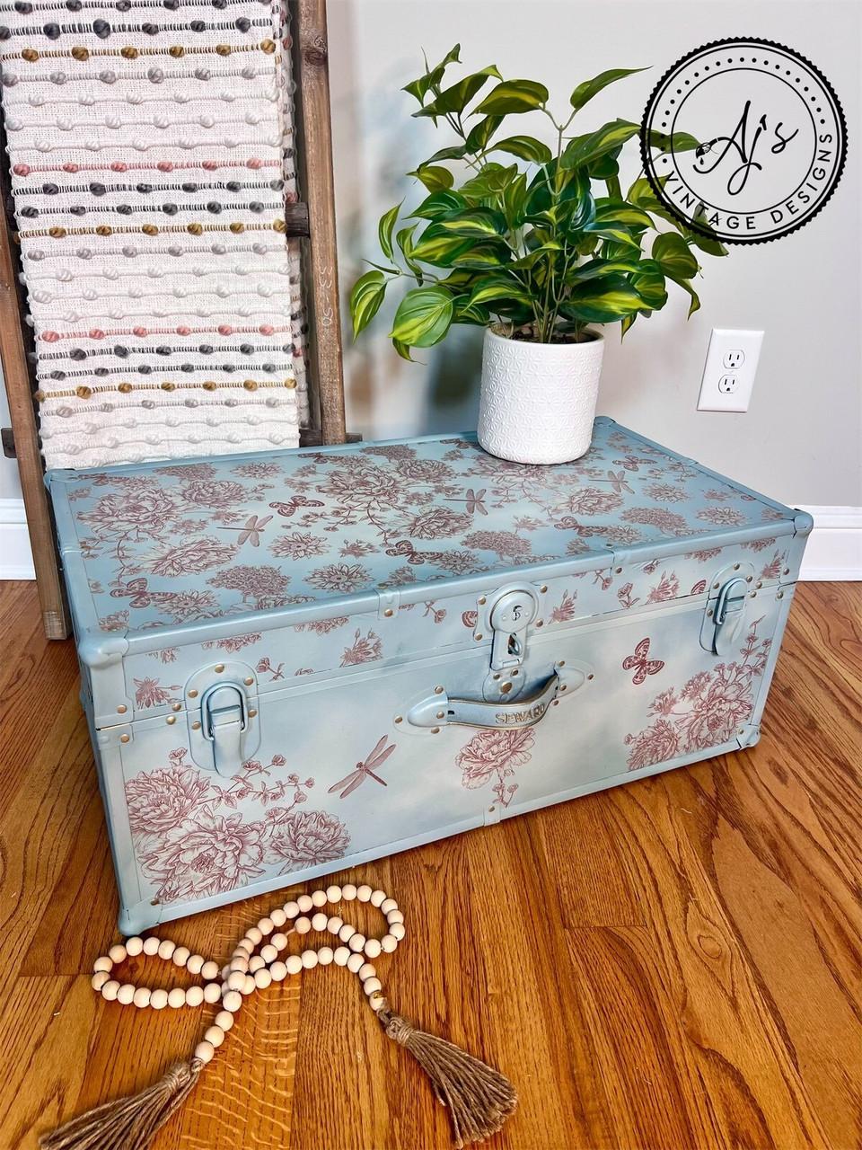 Dixie Belle Dragonfly Blooms transfer decorativ 4 coli floral