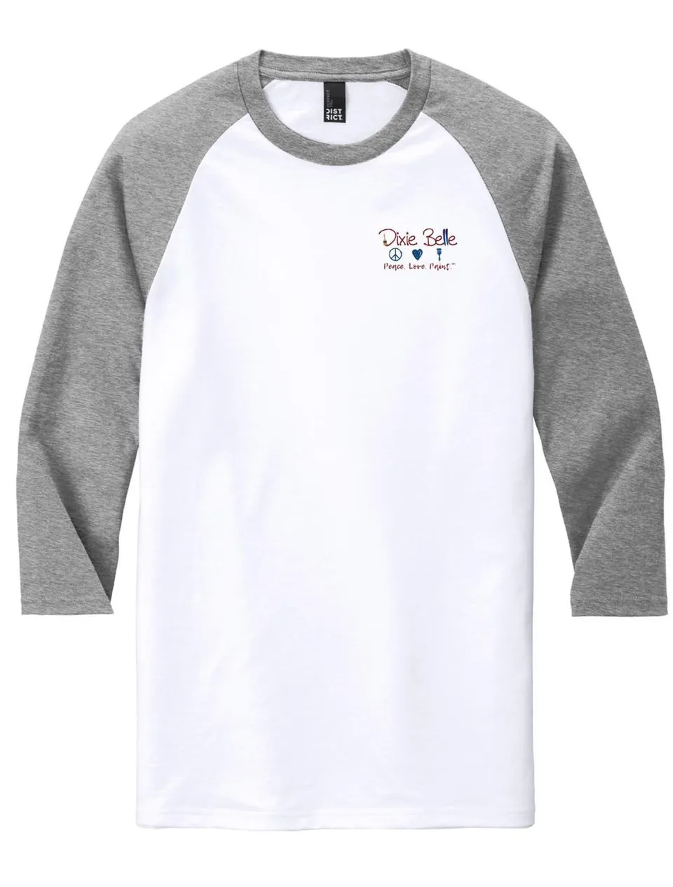 Dixie Belle DBP Baseball tricou raglan bumbac