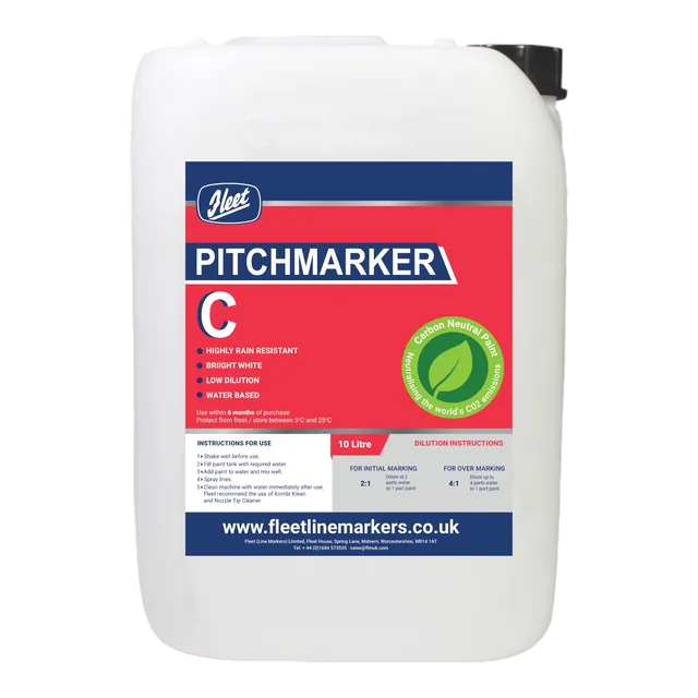 Fleet Pitchmarker C vopsea gazon 10 litri concentrata alba