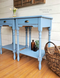 Dixie Belle Chalk Mineral Paint Dusty Blue vopsea cretă 473 ml mată