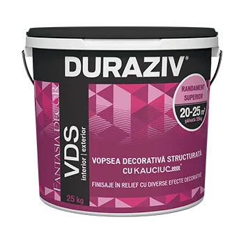Duraziv Fantasia Decor vopsea structurata alba 25 kg