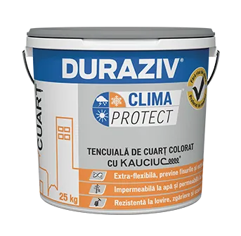 Duraziv Clima Protect tencuială cuarț soclu Kauciuc