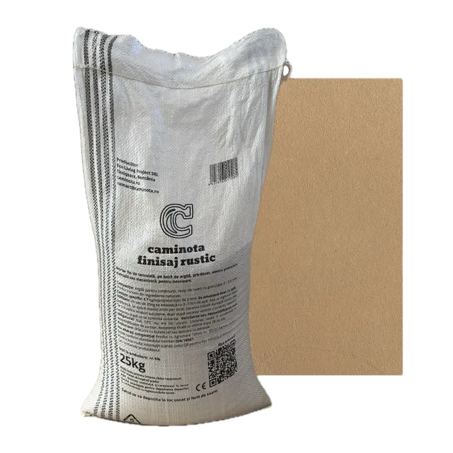 Caminota Finisaj Rustic tencuială argilă sac 25 kg