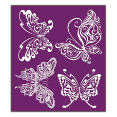 Dixie Belle Butterflies șablon serigrafie 20x23cm 3 buc