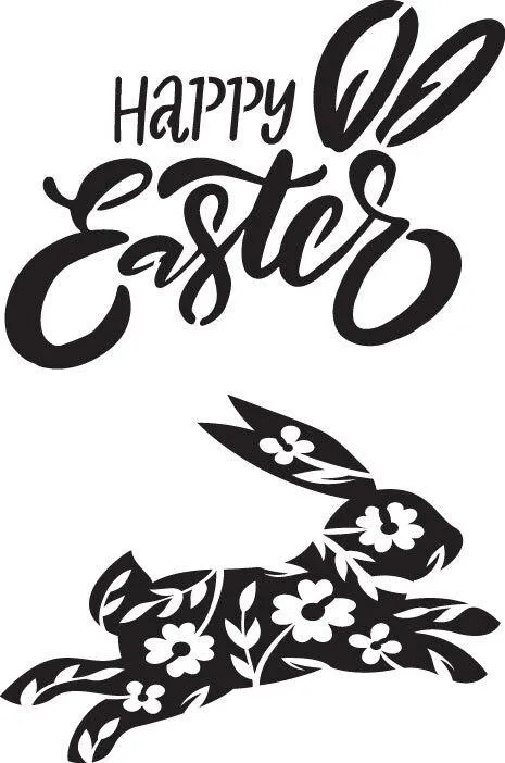Dixie Belle Happy Easter sablon decor 2 buc Paste