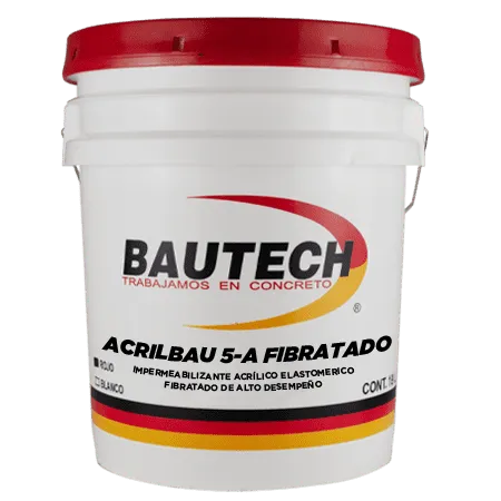 BAUTECH Acrilbau 5-A impermeabilizant fibrat alb