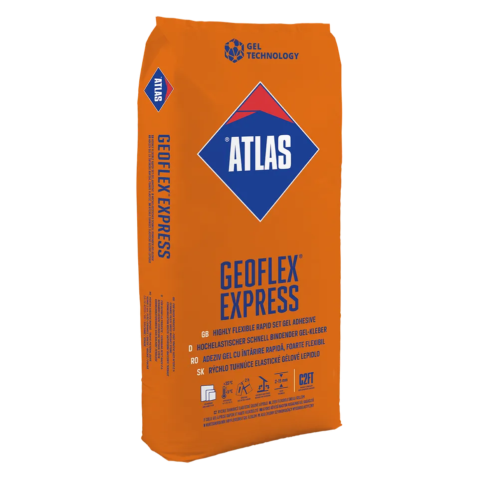 Atlas Geoflex Express adeziv rapid ciment alb rost 2 ore