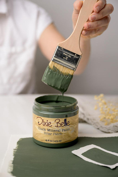 Dixie Belle Chalk Mineral Briar Patch vopsea creta verde mat