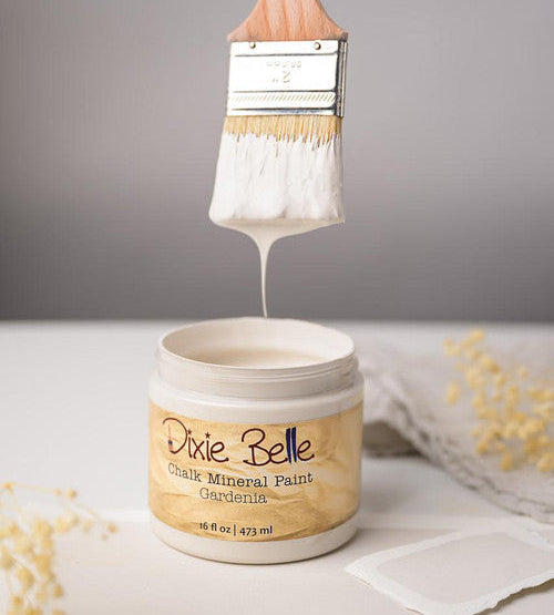 Vopsea creta Dixie Belle Gardenia alb cald 473 ml