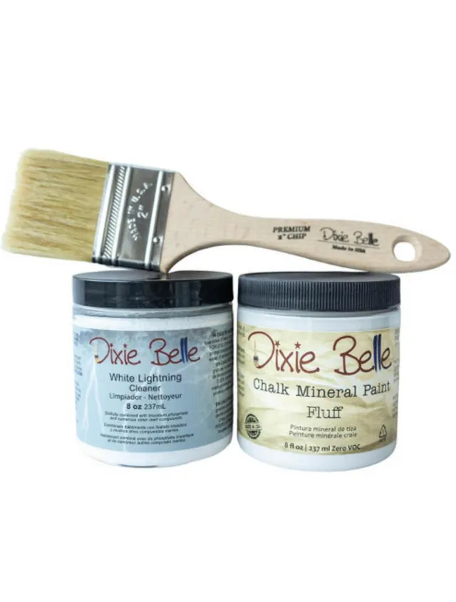 Dixie Belle Chalk Mineral Paint Starter Kit vopsea creta 236 ml mata