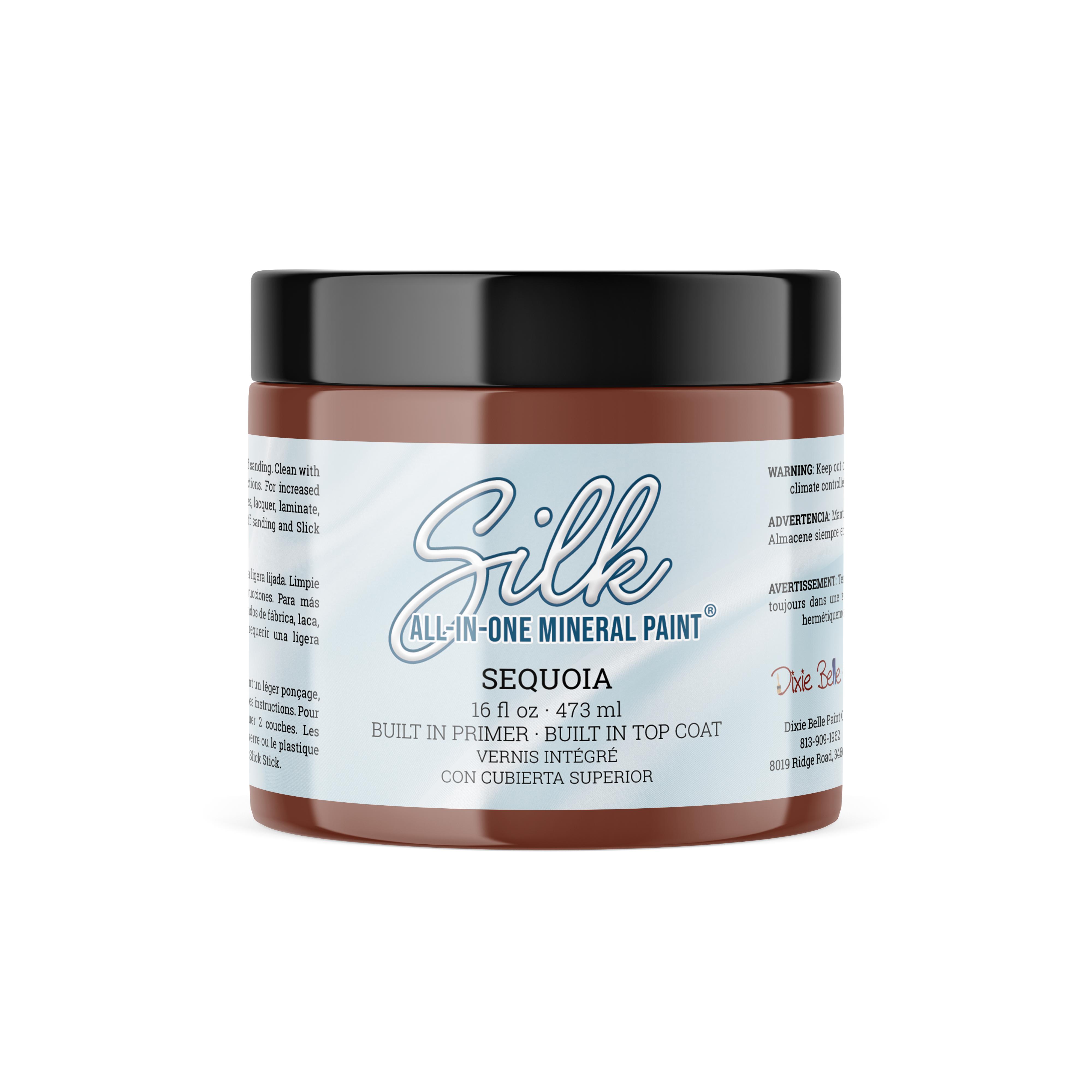 Dixie Belle Sequoia Silk vopsea minerala 473 ml rosu