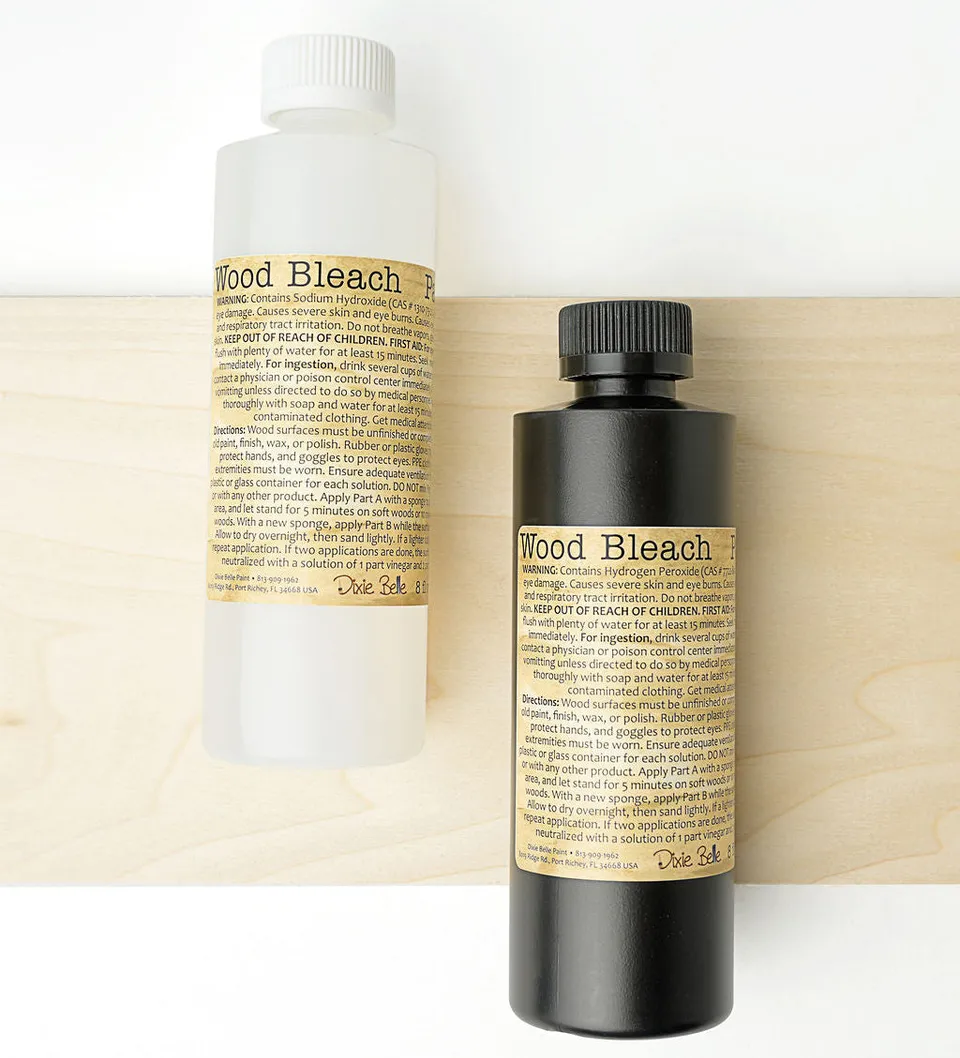 Dixie Belle Wood Bleach Kit decolorant lemn 2x236 ml brut