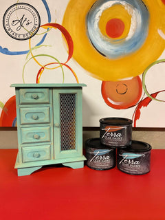 Dixie Belle Terra Cerulean Blue vopsea argila albastru cer