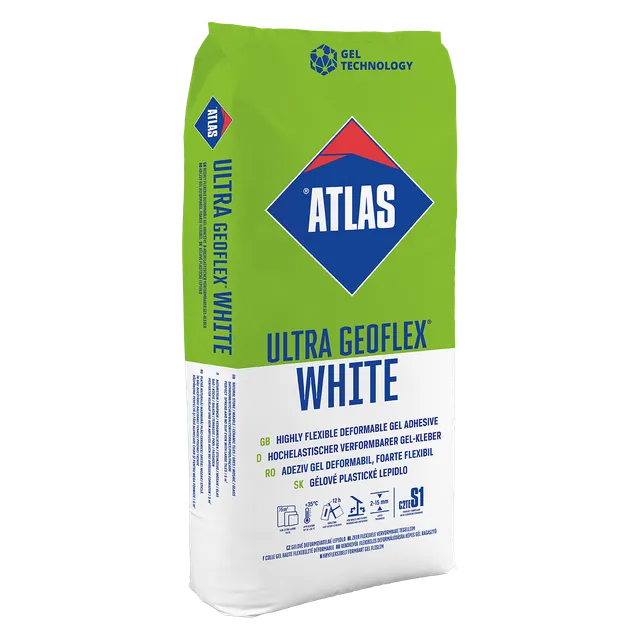 Atlas Ultra Geoflex Alb adeziv gresie elastic